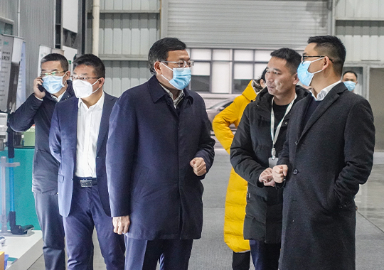 邵陽市委副書記、市長華學(xué)健到企視察